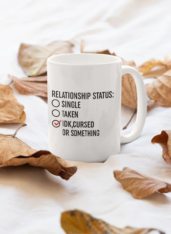 Relationship Status Cursed Or Something Mug