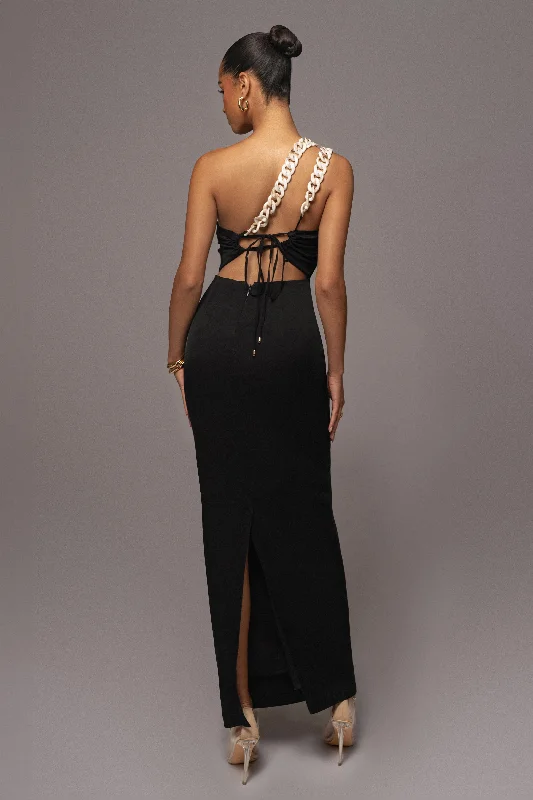 Black Luxury Living Maxi Dress