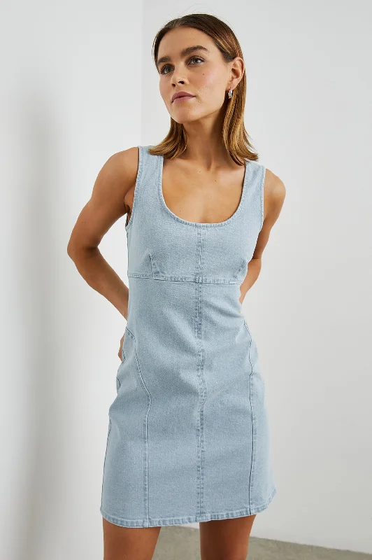 BLAZE DRESS - BLEACH INDIGO