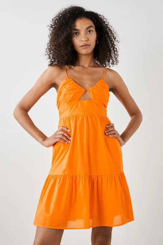 CHRISSY DRESS - TANGERINE