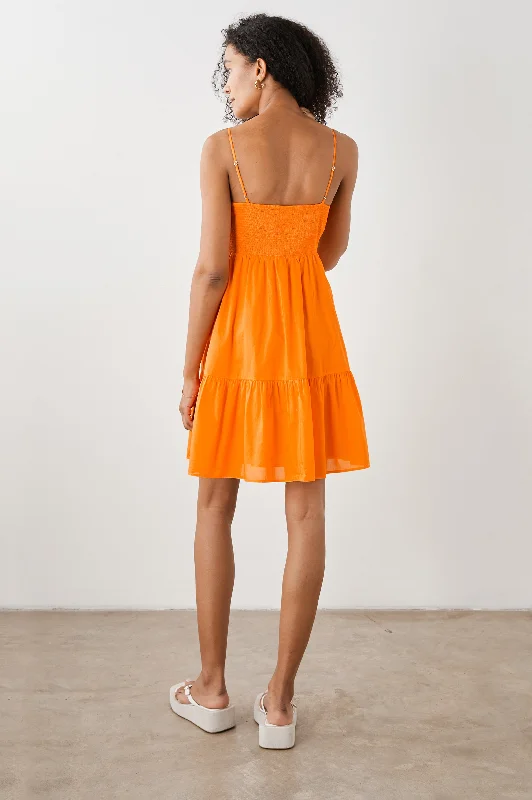 CHRISSY DRESS - TANGERINE