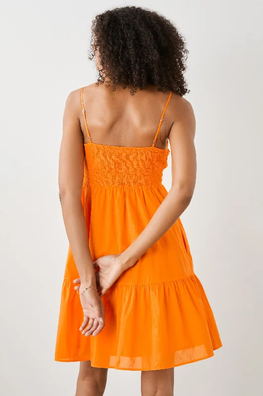 CHRISSY DRESS - TANGERINE