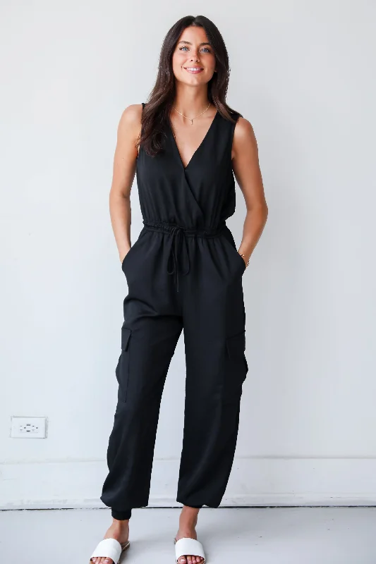 FINAL SALE - Flawless Comfort Black Jumpsuit