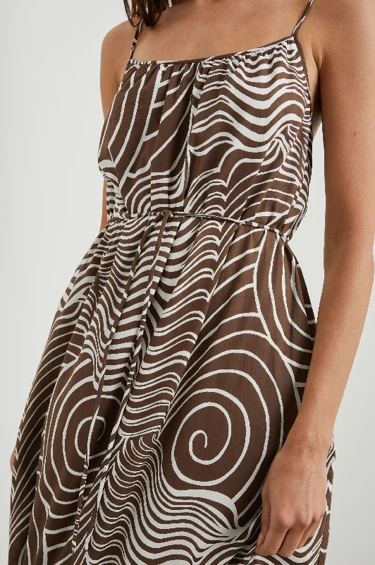 MARIS DRESS - SWIRLS