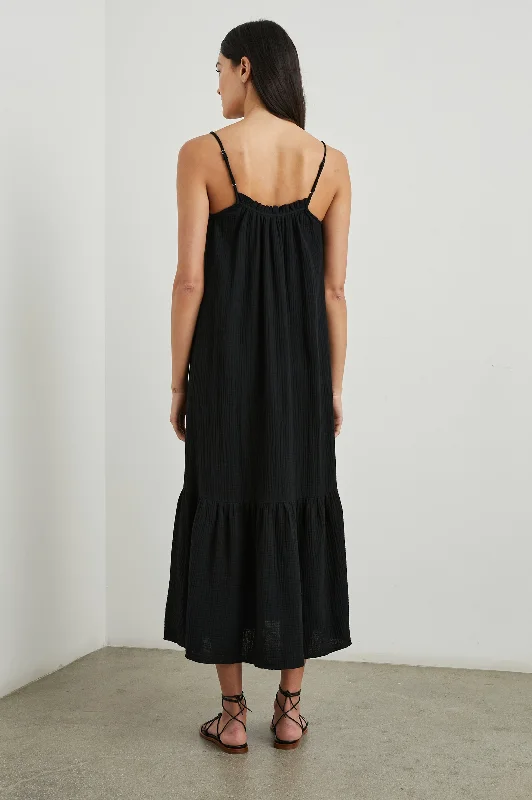 MARSEILLE DRESS - BLACK GAUZE