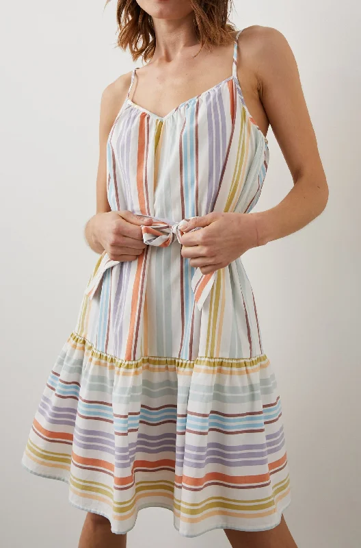 NYAH DRESS - OASIS STRIPE