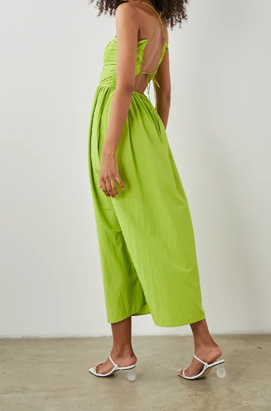 SILVIA DRESS - BANANA LEAF