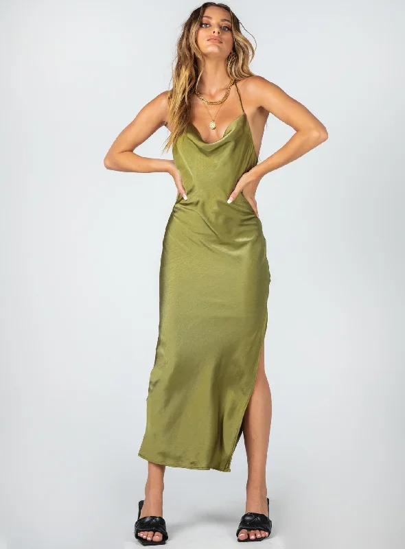 Alissa Midi Dress Green