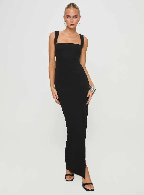 Bombshell Maxi Dress Black