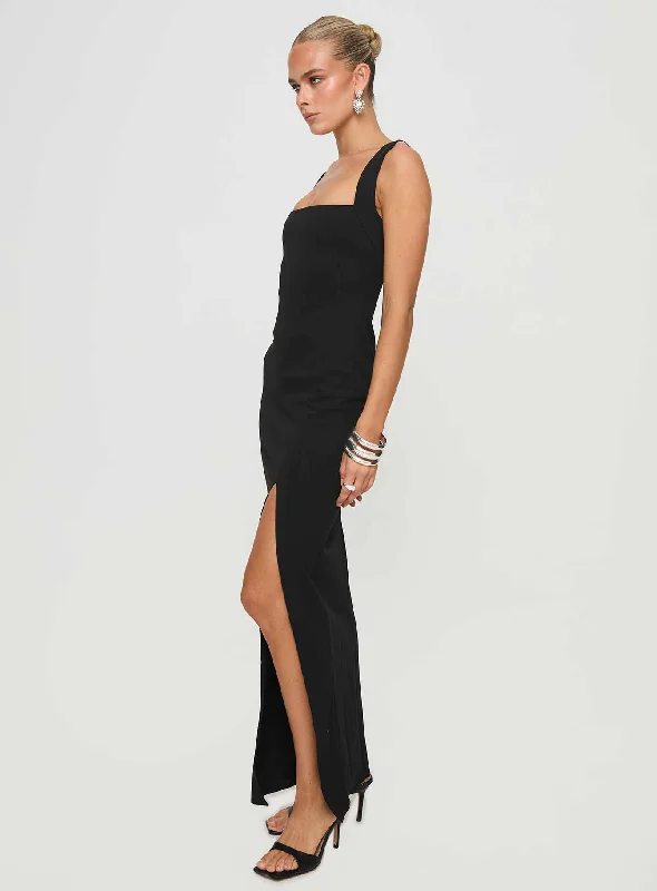 Bombshell Maxi Dress Black