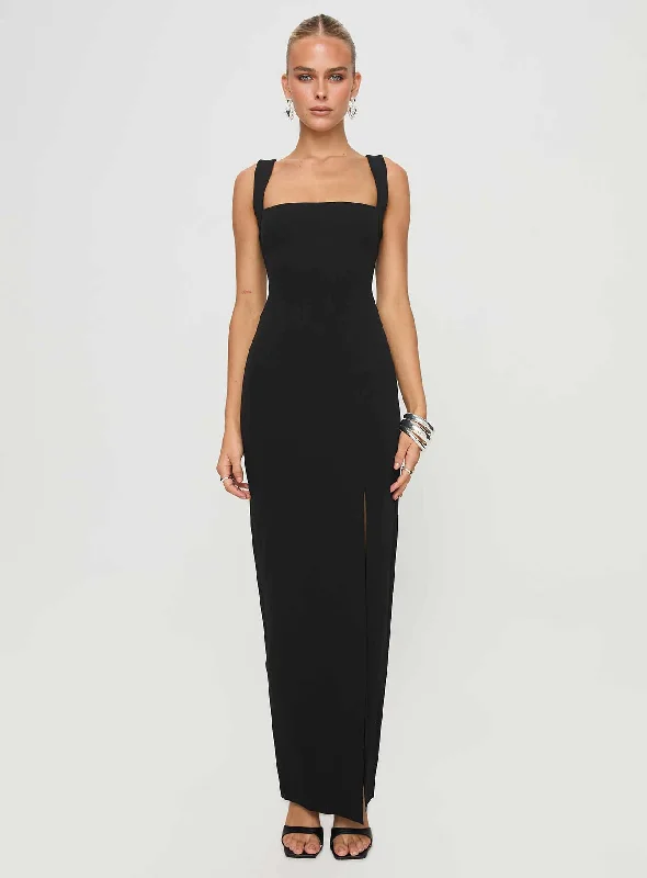 Bombshell Maxi Dress Black