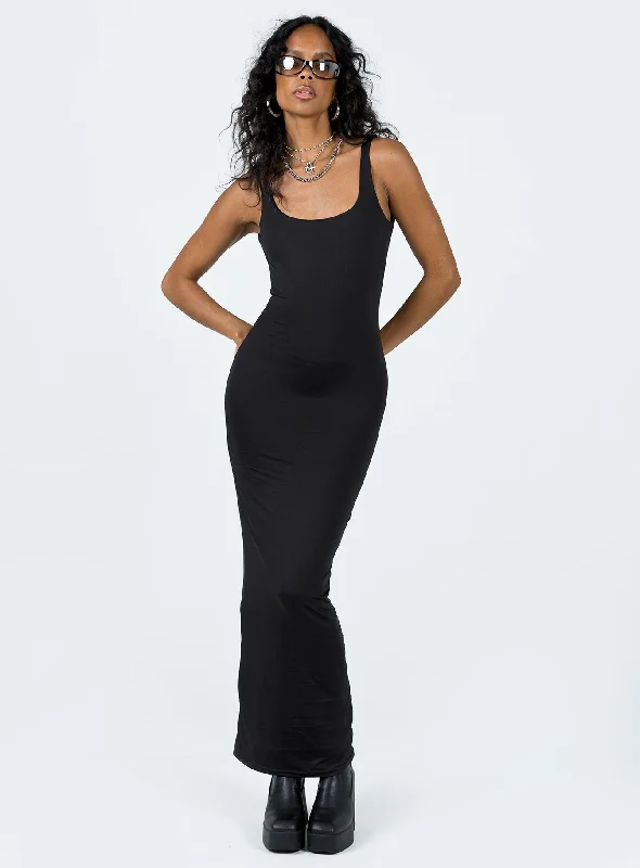 Castling Maxi Dress Black