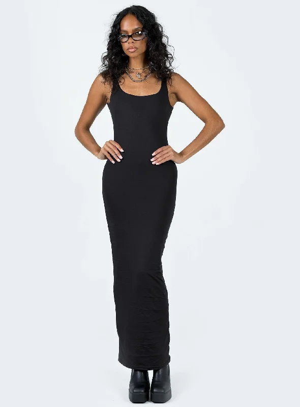 Castling Maxi Dress Black