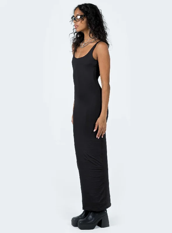 Castling Maxi Dress Black