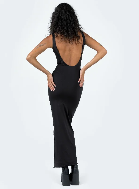 Castling Maxi Dress Black