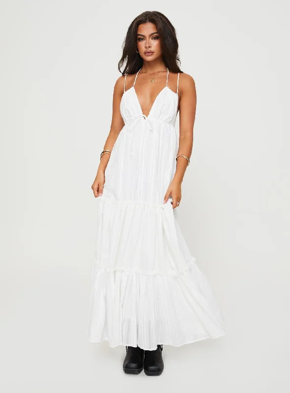 Desy Maxi Dress White