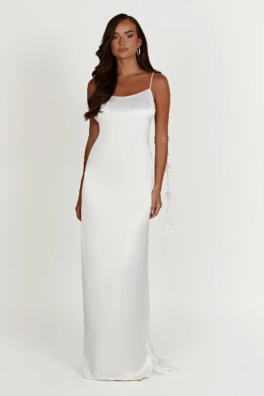 Elenora Rose Gown - White