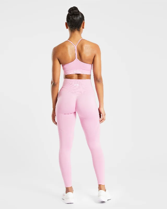 Empower Seamless Leggings - Baby Pink