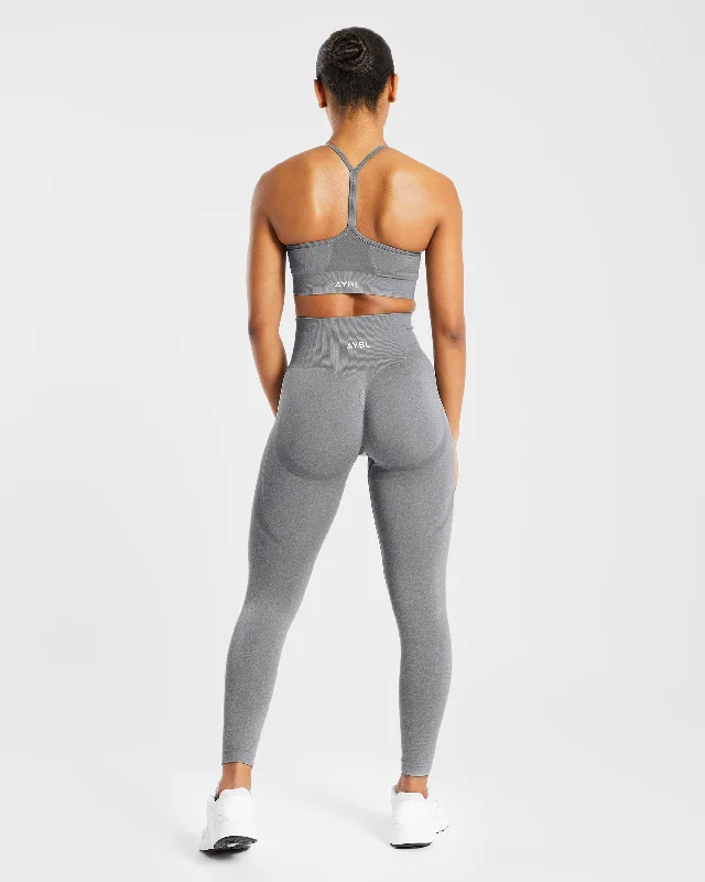 Empower Seamless Leggings - Grey Marl