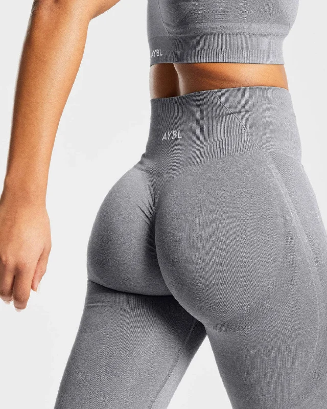 Empower Seamless Leggings - Grey Marl