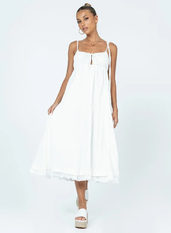 Empress Of Love Maxi Dress White