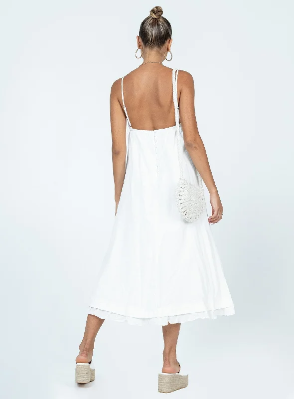 Empress Of Love Maxi Dress White