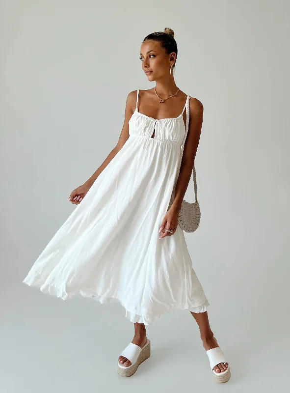 Empress Of Love Maxi Dress White