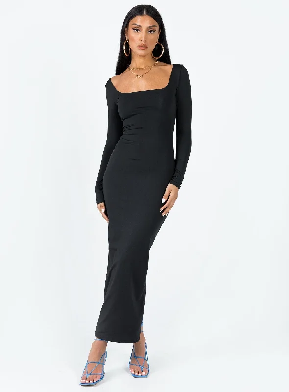 Lyla Maxi Dress Black