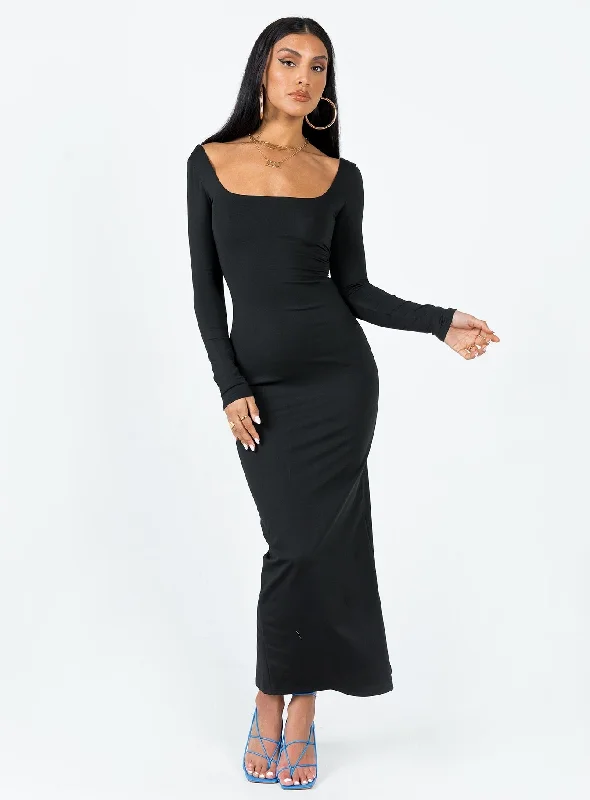 Lyla Maxi Dress Black