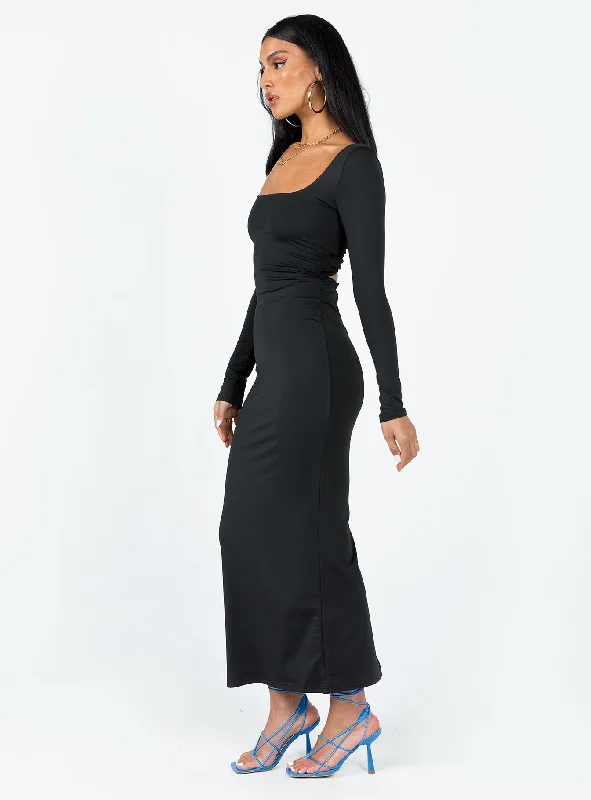 Lyla Maxi Dress Black