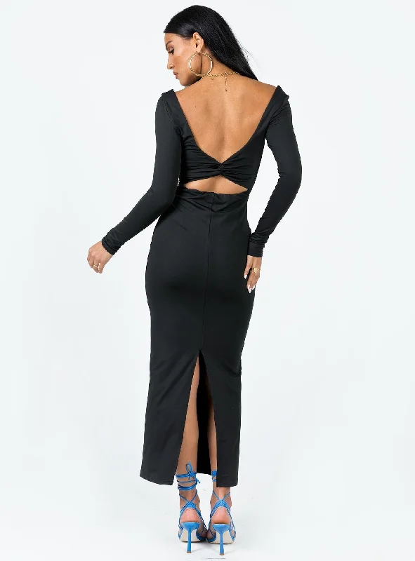 Lyla Maxi Dress Black