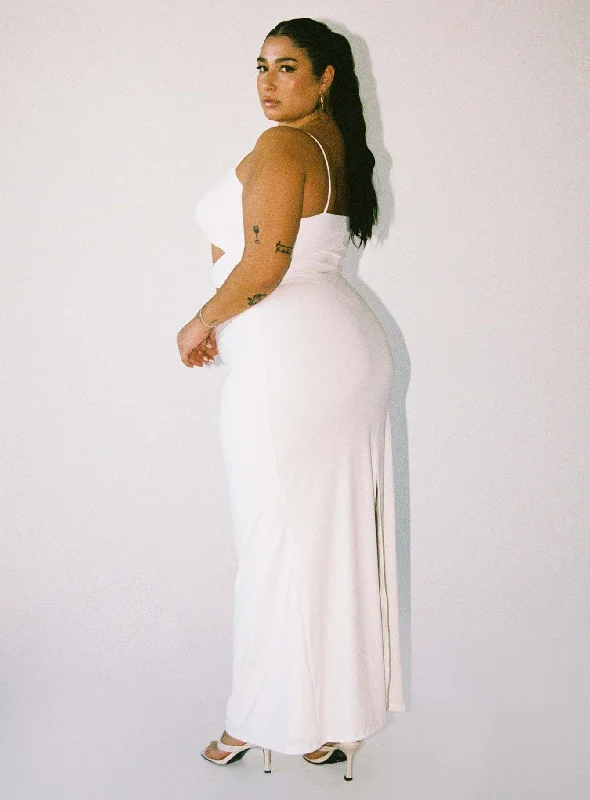 Maci Maxi Dress White Curve