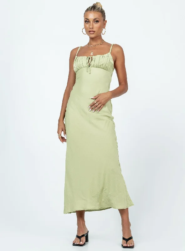 Nicoleta Maxi Dress Green