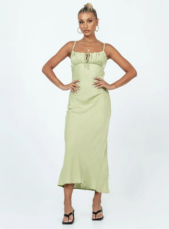 Nicoleta Maxi Dress Green