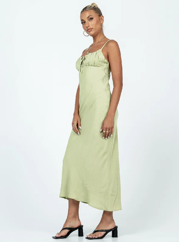 Nicoleta Maxi Dress Green