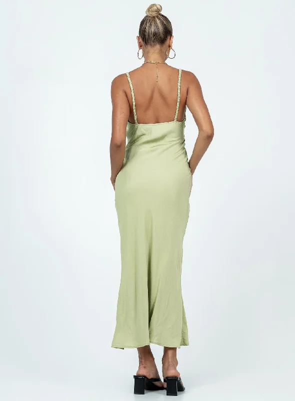 Nicoleta Maxi Dress Green