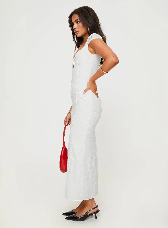 Noelani Maxi Dress White