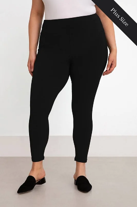 Nu Yoke Legging Plus | Black