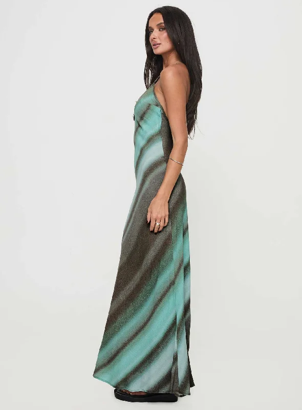 Otillie Maxi Dress Blue Multi