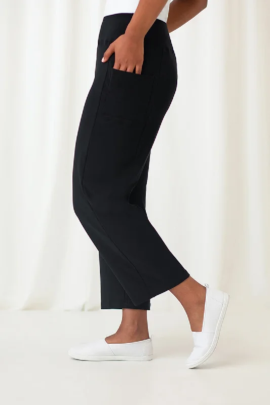 Pocket Ankle Pant | Black