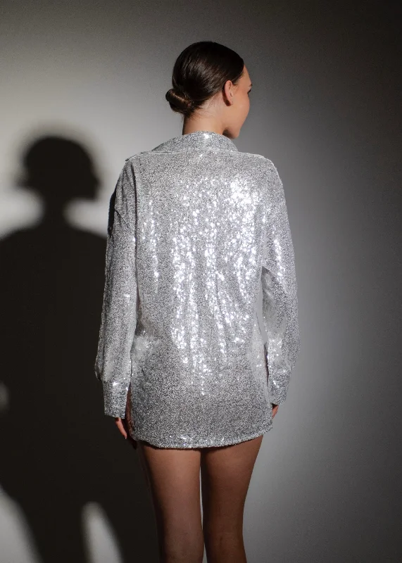 THE NIYA SEQUIN BLAZER