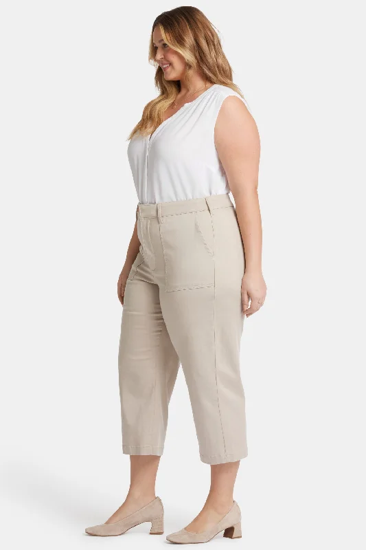 Utility Pants In Plus Size - Feather