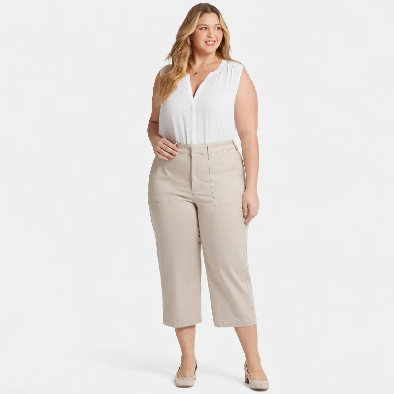 Utility Pants In Plus Size - Feather