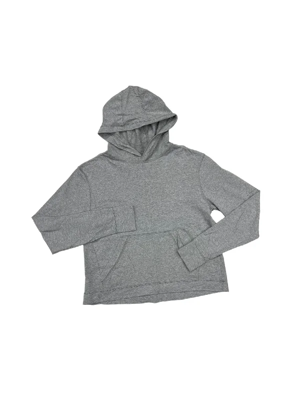 Athletic Sweatshirt Hoodie By All In Motion In Grey, Size: L