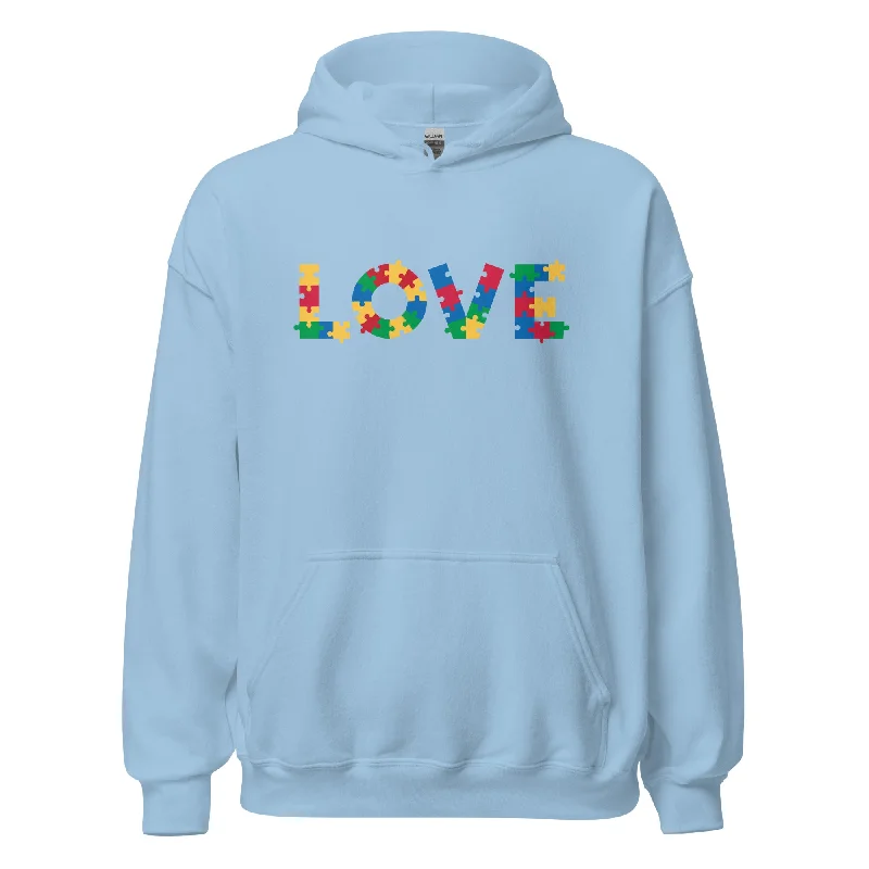 Autism Acceptance & Love Puzzle Hoodie