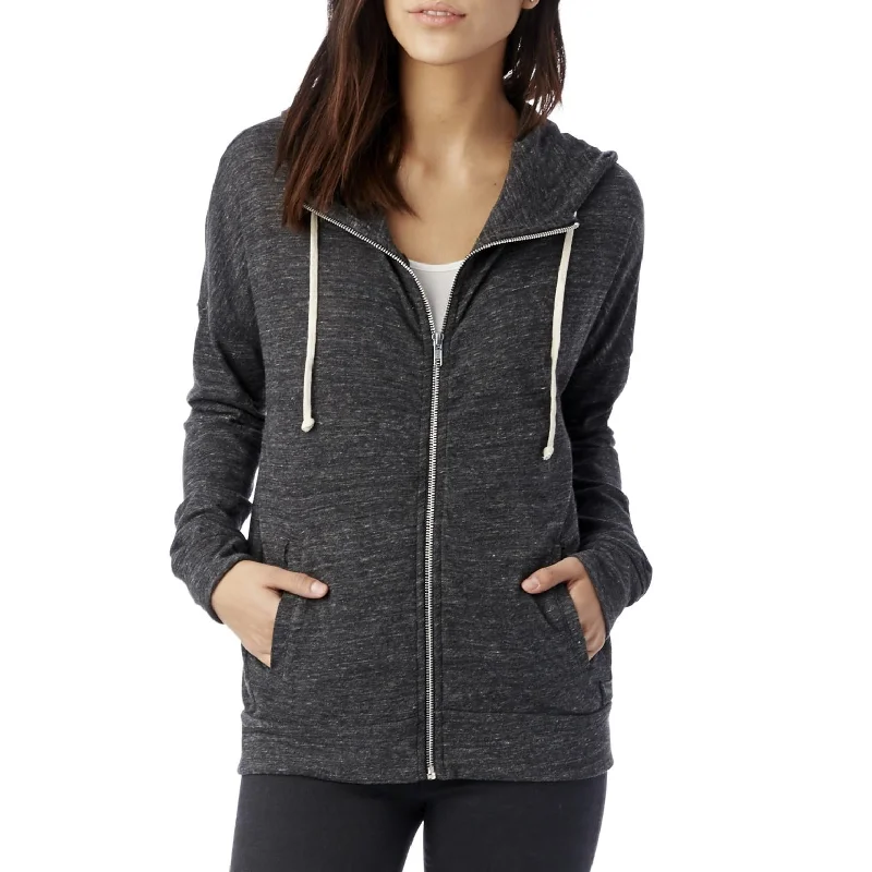 Cool Down Zip Hoodie (Eco Black)