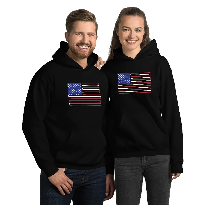 Dachshund Stars and Stripes Hoodie