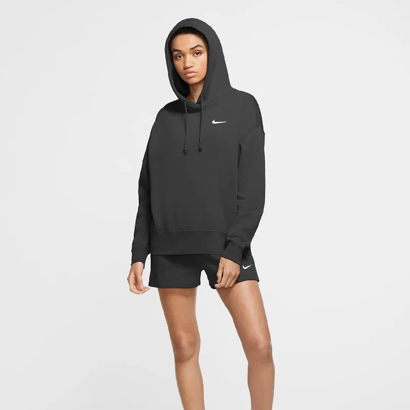 Fleece Hoodie (Black + White)