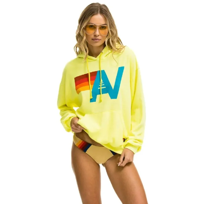 Logo Pullover Relaxed Hoodie (Neon Yellow)