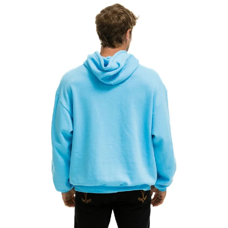 Logo Pullover Relaxed Hoodie (Sky)